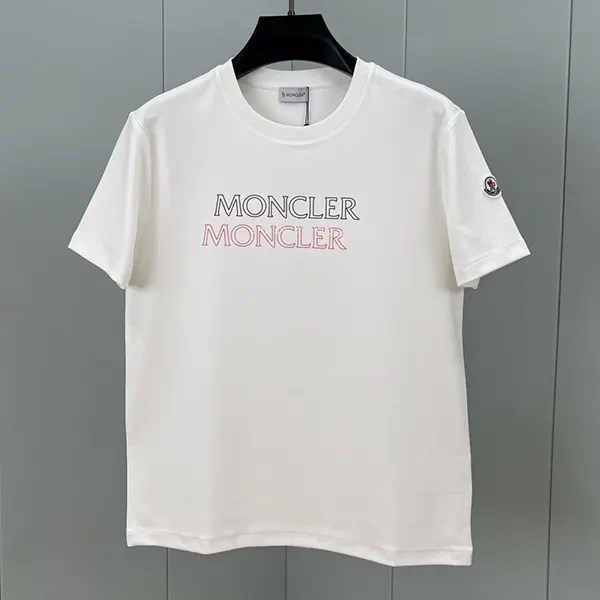 高級ブランド モンクレール ロゴ プリント クルーネック T シャツ mob02668