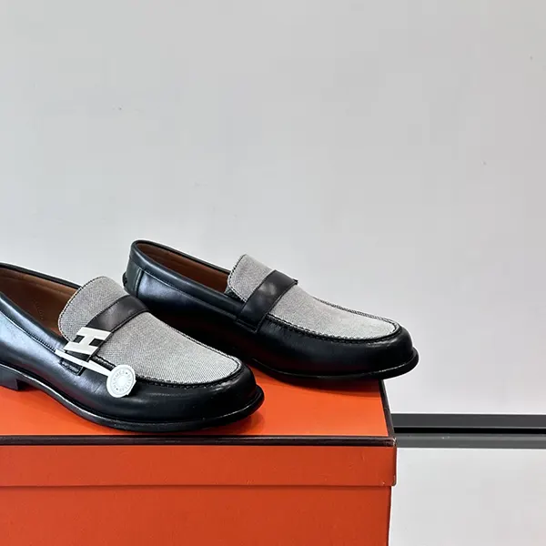 エルメス Hバックル Milton モカシン baa95509