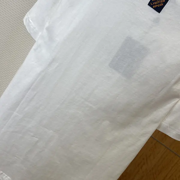 n級品 おすすめ ルイヴィトン デニムシグネチャーTシャツ コピー 白 ロゴ 刺繍 vut42387