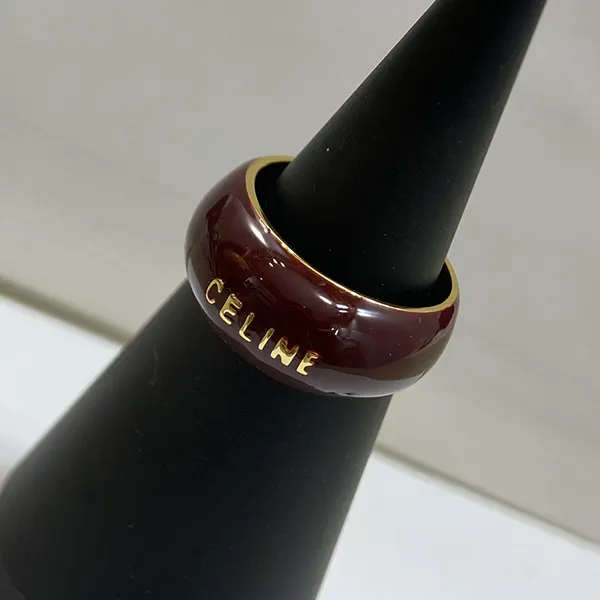 追跡付 セリーヌ サルキー リング エナメル ブラス Ced86743