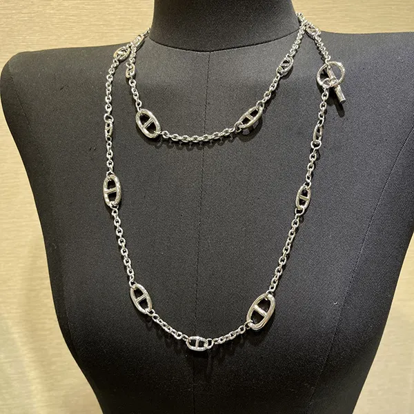 ブティック♪ エルメス ファランドール120 ロングネックレス erm88883