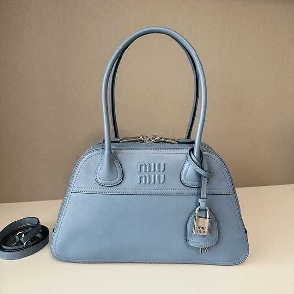ミュウミュウ スーパーコピー ヴィヴァン ナッパレザー バッグ 5BB199