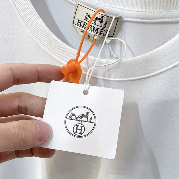 【胸元にワンポイント】エルメス H Chevalコットン Tシャツ スーパーコピー H657800HA60SM
