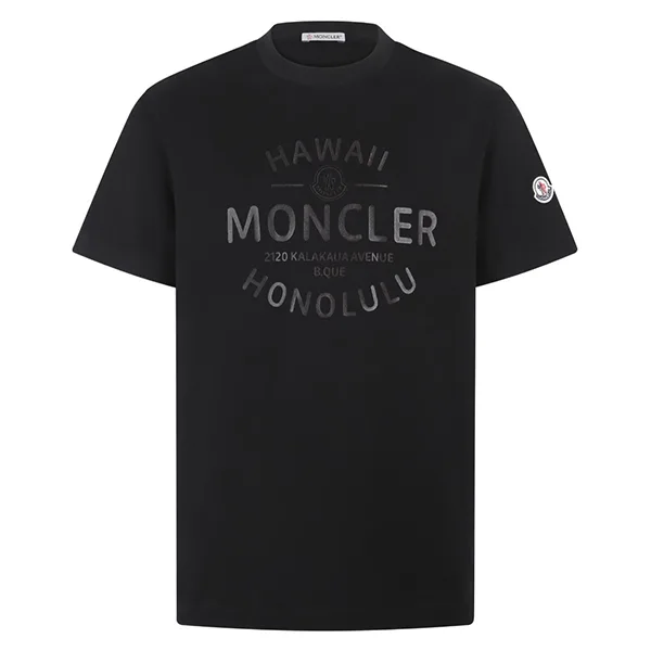 注目☆モンクレール ラミネートプリント入り 半袖Tシャツ