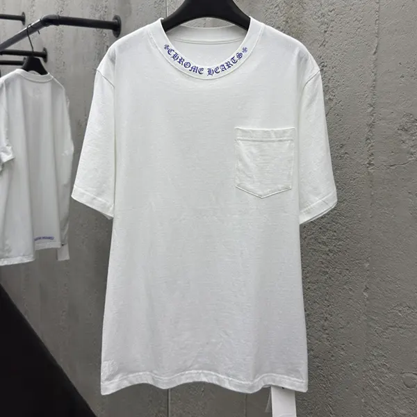 稀少 クロムハーツ オリーブ スクリプト ロゴ Tシャツ 激安 ホワイト Kun68421