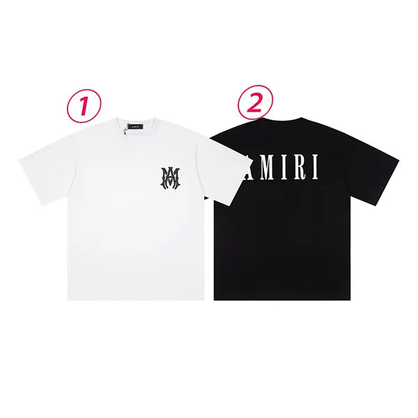 最新でオシャレ アミリ コットン MAコア ロゴ Tシャツ N級品 ame50949