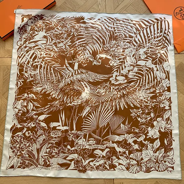 高級ブランド エルメス カレ90 Flamingo Party Tattoo スカーフ erq71327