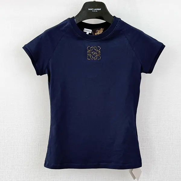 ロエベ アナグラムロゴ コットン Tシャツ