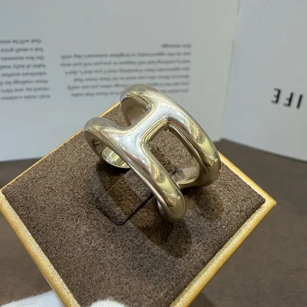 【高密度ソリッドシルバー】エルメス オスモズ リング シルバー925 N級品 H102536B 00049