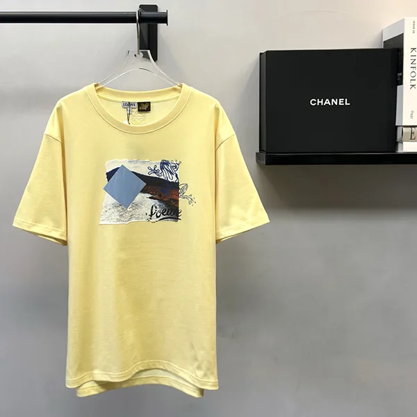 ロエベ x Paulas Ibiza リラックスTシャツ スーパーコピー