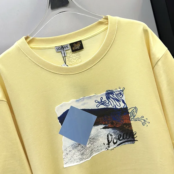 ロエベ x Paulas Ibiza リラックスTシャツ スーパーコピー