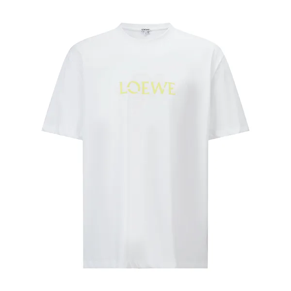 ロエベ Embroidered Logo Cotton Crew Neck Tシャツ S359Y22XAVCO