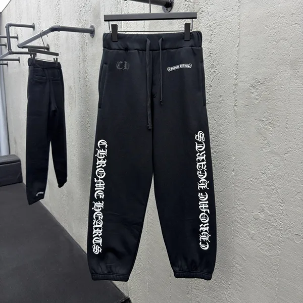 【クロムハーツ】CH プラス スウェットパンツ ブラック