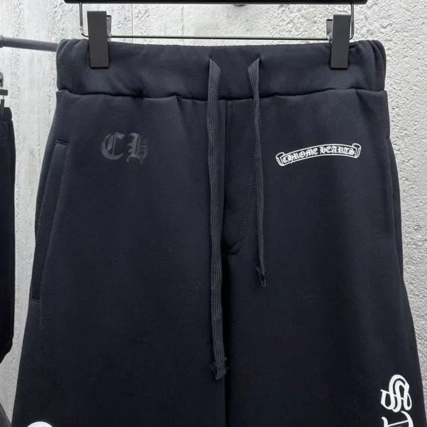 【クロムハーツ】CH プラス スウェットパンツ ブラック