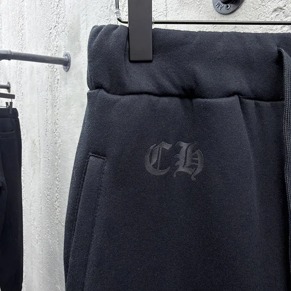 【クロムハーツ】CH プラス スウェットパンツ ブラック