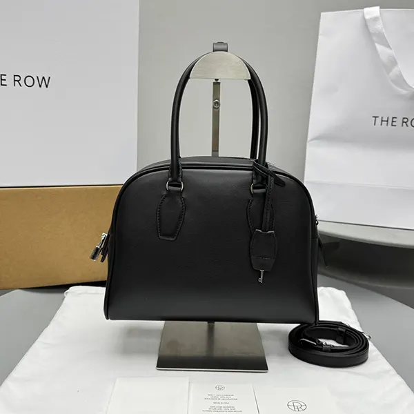 ザ・ロウ India 12.00 レザー トップハンドルバッグ
