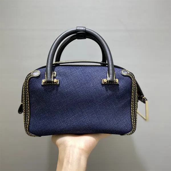 限定★デルボー★ COOL BOX MM バッグ スーパーコピー デニム Denimコピー