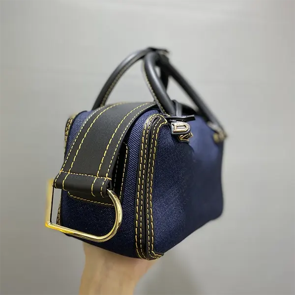 限定★デルボー★ COOL BOX MM バッグ スーパーコピー デニム Denimコピー