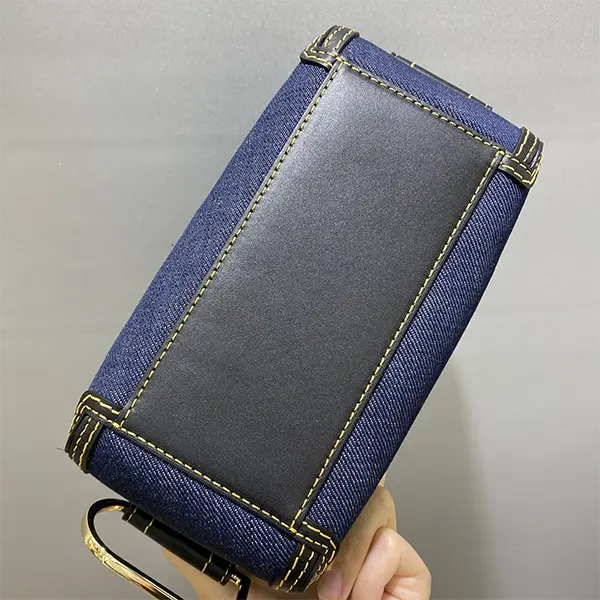 限定★デルボー★ COOL BOX MM バッグ スーパーコピー デニム Denimコピー