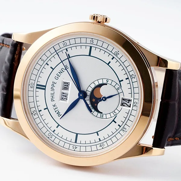 パテック・フィリップ 5396R 年次カレンダー 38.5mm ローズゴールド ネイビーダイヤル 自動巻き