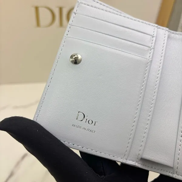 【キルト×リボンが可愛い相棒財布♪】レディ ディオール スーパーコピー◆Dahlia ウォレット S2605PUQA_M39Z