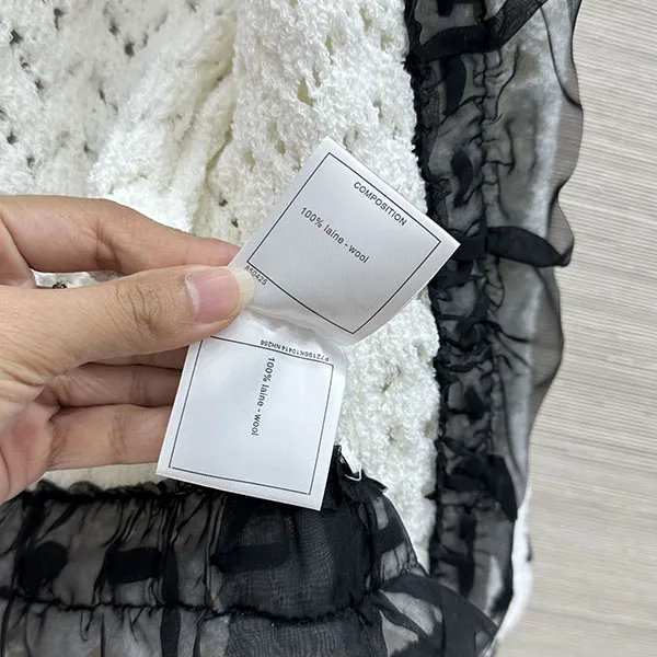 【バイカラーで合わせやすい◎透かし編み♪】シャネル ジャケット スーパーコピー P81313 K11779 U7821