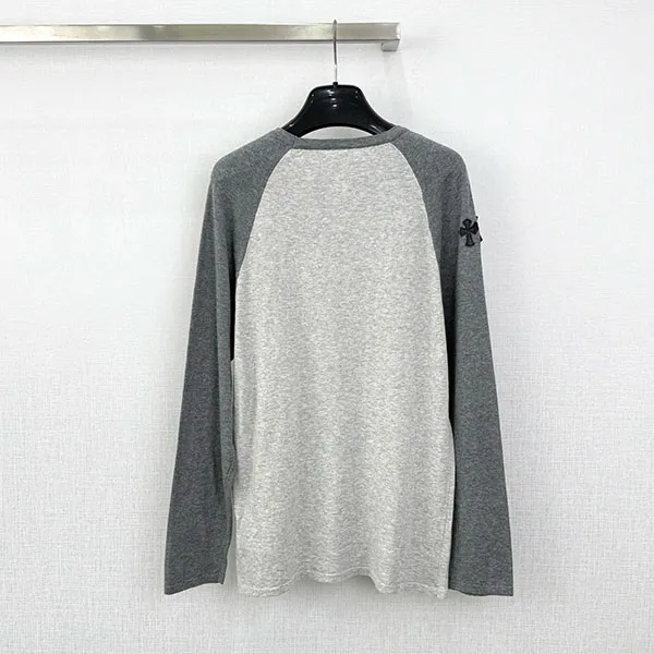 クロムハーツ◆シルク混 クロスパッチ ロンT スーパーコピー