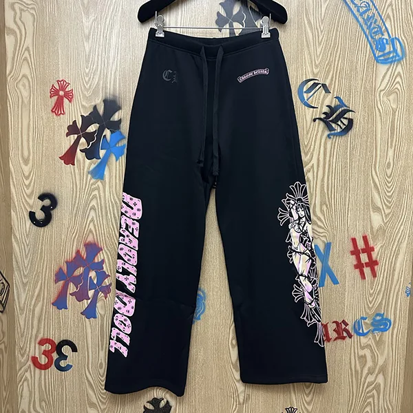 クロムハーツ x DEADLY DOLL スウェットパンツ JESSE JO スクロール