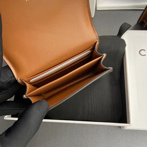 セリーヌ トリオンフ キャンバス カードホルダー 10P352CQH.04LU