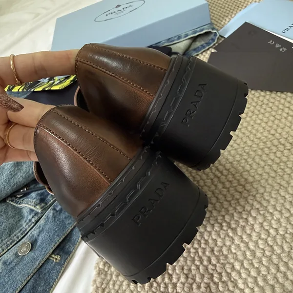 【入手困難】プラダ Double チョコレート ローファー★LOAFERS★全色
