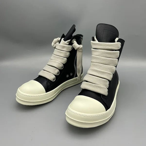 リックオウエンス 偽物 JUMBOLACE SNEAKERS ジャンボレーススニーカー
