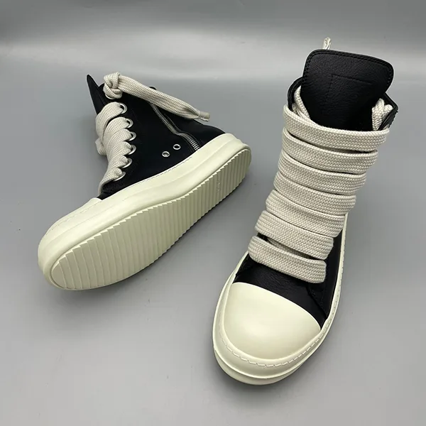 リックオウエンス 偽物 JUMBOLACE SNEAKERS ジャンボレーススニーカー