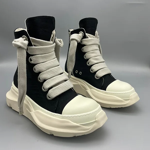 【リックオウエンス】Drkshdw Jumbo Laces Abstract スニーカー