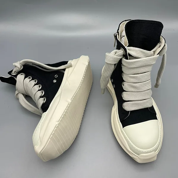 【リックオウエンス】Drkshdw Jumbo Laces Abstract スニーカー