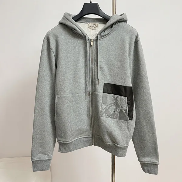 上品カジュアル【エルメス】ジップパーカー Eperon★H657760HB76