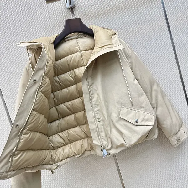 ☆モンクレール☆ クロップドライトダウンジャケット スーパーコピー Eucalyptus♪moi33240