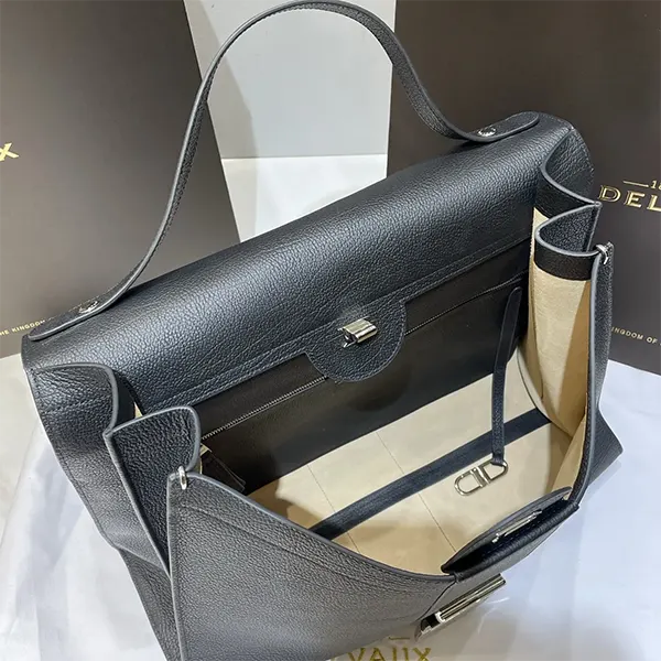 デルヴォー Brillant Tempo ブリヨン テンポ ハンドバッグ スーパーコピー ブラック AA0727CBN040JPA