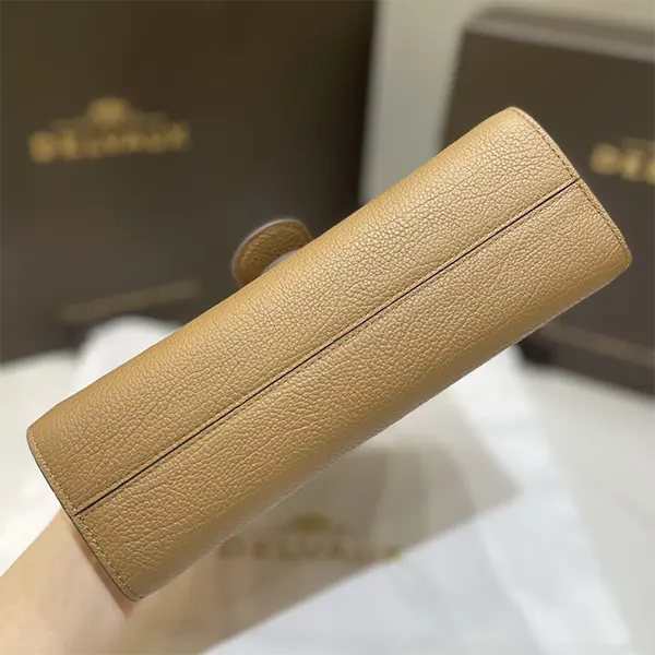 【優美】デルヴォー Brillant Tempo S Cinnamon ハンドバッグ スーパーコピー Dey35606
